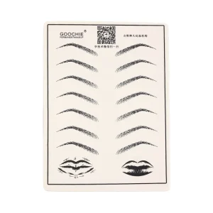 Silicone Training Tool Realistic Tattoo Ink Effect for Eyebrow and Lip Practice Permanent Makeup Accessories