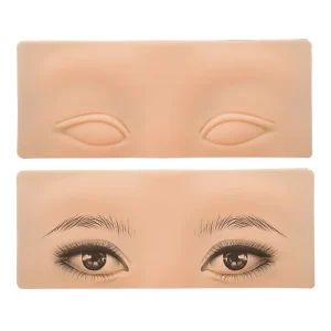 Silicone Waterproof Eyebrow Eyeliner Permanent Makeup Skin Microblading Accessories PMU Brow Practice Skin
