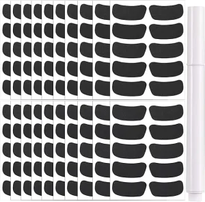 Simple Black Eye Strips Sports Eye Stickers Breathable Eye Strips for Kids Baseball Football Softball Lacrosse Fans