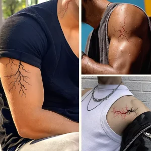 Simulation Human Blood Vessel Tattoo Sticker Safe Environmentally Friendly Waterproof Temporary Tattoo Sticker