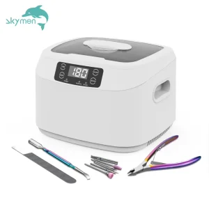 Skymen Custom 1200ml One Touch Digital Nail Tools Ultrasonic Cleaner with Degas for Repair Tools Beauty Tools Hairdressing Tools