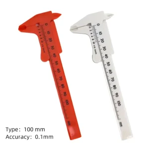 Slide Makeup Student Metric Beauty Gauge Tool Caliper Ruler, Plastic Vernier Eyebrow Tattoo