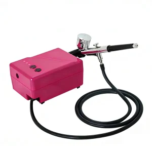 Small Air Brush Gun Set Quiet Airbrush with Compressor for Body Painting