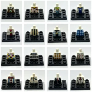 Small Figure Body Head Base Custom Festival Gift Custom Logo Slogan Building Block Accessories for Corporate Promotion