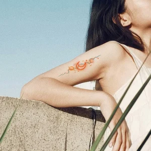 Small Fresh Style Disposable Temporary Body Tattoo Stickers Small Pattern Paper Printing Supplies