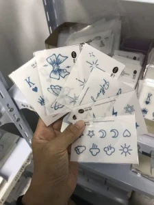 Small Natural Waterproof Realistic Tattoo Sticker Custom Inkbox