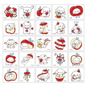 Small Pattern Waterproof Temporary Tattoo Stickers for Body Decoration