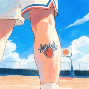 Small Size Custom Team Basketball Sweatproof HD Printed Water Transfer Tattoos Temporary Body Numbers 1 99
