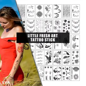 Small Size Hands Waterproof Artificial Temporary Chest Small Tattoo Sticker for Boy and Girl Tiny Tattoo Sticker