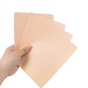 Small Size Tattoo Skin Pad Eyebrow Practice 14*19 Training Tool Rubber Silicone PMU Beginner Latex for Tattoo Artists
