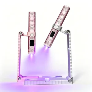 Smart PCBA Driven Flash Cure Tool with 360 Rotating Stand Multiple Colors OEM ODM Factory Gel X Nail Lamp