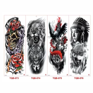 Smart Sticker Customized High Quality Waterproof Temporary Non Toxic Full Arm Tattoo Sticker