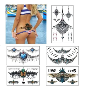 Smart Sticker Waterproof Temporary Tattoo Stickers for Bride Tribe Party Painting