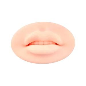 Soft Reusable 3D Lips Practice Silicone Skin Brown Nude Color Training Pad for Permanent Makeup Artists Beauty Personal Care