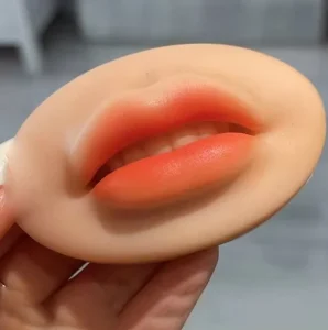 Soft Silicone Tattoo Training Tool 5D Lip Practice Skin for Permanent Makeup Artists Microblading Lip Blush Beginner