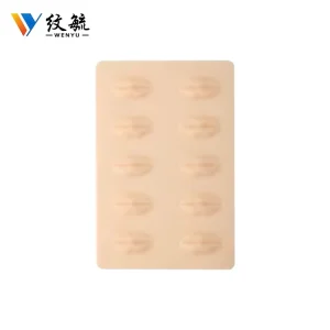 Soft Silicone White/Fleshcolor Durable Tattoo Skin Practice Tool Microblading Eyebrow Permanent Makeup Training Tool