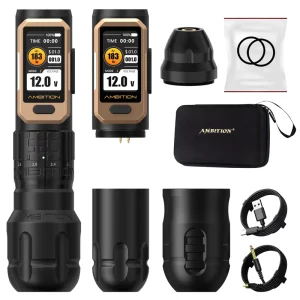 Soldier Pro 520 Coreless Motor 2.2-4.2mm Adjustable Stroke Wireless Tattoo Pen Machine for Body Art