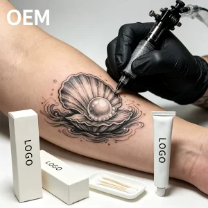 Solid Travel-ready Tattoo Balm Convenient for Trips and Outdoor Activities for Skin with Permanent Tattoo Patterns