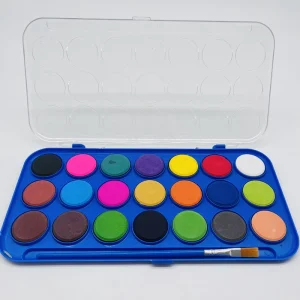 Solid Watercolor Pan Paint Set for Kids, Non-Toxic Watercolor Cake Paint for Kindergarten Art