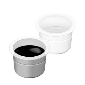 Solong TC101 1 Tattoo Ink Cup Permanent Makeup Ink Pigment Cup with 1000 Pieces Bag for Tattoo Solon