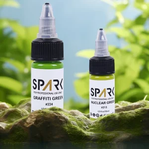 Spark 0.5 OZ 15 ML Non toxic Pigment Vegan Private Label Supplies Permanent Makeup Tattoo Ink