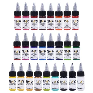 Spark Customized 0.5 OZ 15 ML Non toxic PMU Vegan Temporary Professional Oil Based Tattoo Ink