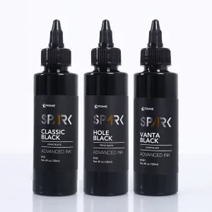 Spark Factory 8oz Custom High Quality Dark Black Wash Pigment Color Mixer Triple Professional Vice Black Tattoo Ink