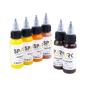 Spark Factory Custom High-end 30ML Organic Non-toxic Pigment Solid Color Mix Tattoo Ink