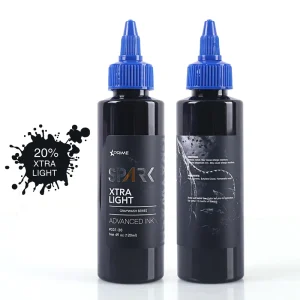 Spark Professional 120ml Graywash Organic Vegan Micro Pigment Premium Tattoo Ink for Body Art and Tattoo for All Skin Types