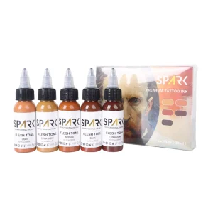 Spark Skin Color Set 30ML Organic Color Non toxic Pigment Original Studio Tattoo Ink Flesh Tone Color Set