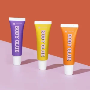 Squeeze Tube Waterproof Skin Safe Fashion Adhesive Body Glue Clear Liquid Fabric Application Dancers Wardrobe Essentials