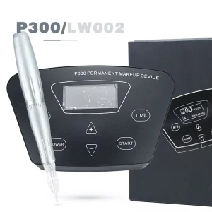 Stable High Quality P300 Microblading Eyebrow Tattoo Permanent Makeup Machine Black Tattoo Tattoo Machine With Screw Cartridge