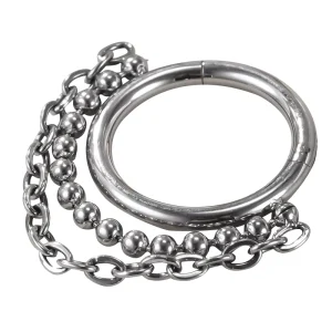 Stainless Steel 316L Body Chain Hinged Clicker Segment Rings Cartilage Earring Hoop Body Piercing Body Rings Jewelry