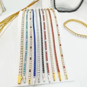 Stainless Steel Bulk Jewelry Body Chain Opal Engraving Ladies Mini Wedding Women’s Jewelry Sets Fashion Bracelets