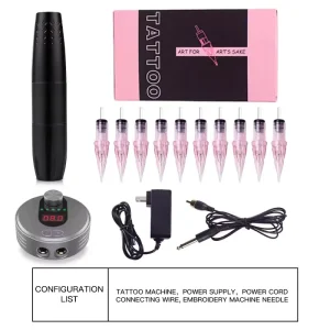 Stainless Steel Electric Eyebrow Eyeliner Micropigmentation Semi for Machine Permanent Makeup Machine with 3.0mm Stroke