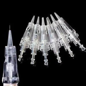 Stainless Steel Microblading Cartridge Tattoo Needles for Permanent Makeup for Eyebrows and Lips