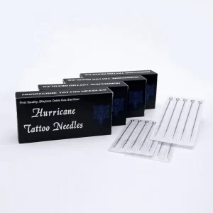 Stainless Steel Microblading Tattoo Needles EO Gas Sterilized for Body Art & Permanent Makeup Hurricane Design