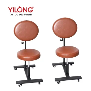 Stainless Steel Multi-functional Adjustable Lightweight Portable Tattoo Chair PMU Rotary Permanent Makeup Brow