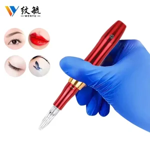 Stainless Steel Needle Tattoo Machine Adjustable Stroke Microblading Electric Gun Pen Permanent Makeup PMU Machine