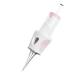 Stainless Steel Pink Eyebrow Cartridge Needles for Permanent Makeup 1RL or 3RL 10pcs Box