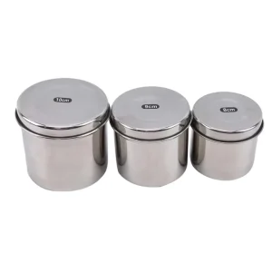 Stainless Steel Sterilizer Tray Jar Pot Container Bottle Tweezers Medical Dental Surgical Cosmetic Tattoo Accessory Tools