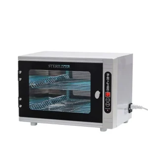 Stainless Steel UV Sterilizer Cabinet 208A for Beauty Salon Nail Tools Disinfection