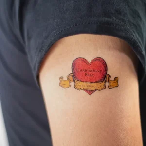 Star, Heart, and Music Note Tiny Temporary Tattoos for Daily Wear