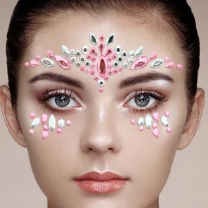 Star Shape Rhinestone Face Jewels Crystal Sticker