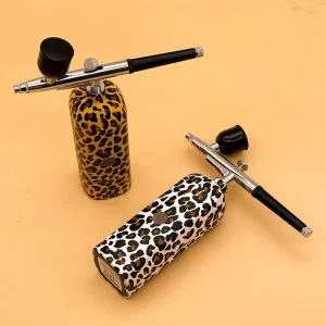 Starter Flash Foundation Spray Handy Nail Art Airbrush Compressor Dual Action Copper ABS Portable Custom Logo for T Shirts Cars