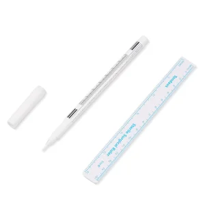 Sterile Dual Tip Surgical Skin Marker Pen Permanent Makeup Accessories with Dual Tip Surgical Skin Marker Mapping Line Pencil