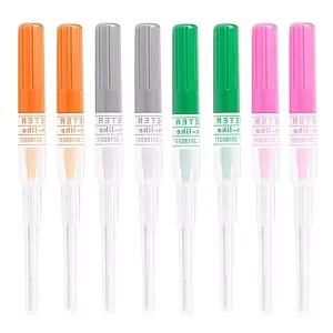 Sterile Piercing Needles with Catheter Disposable Body Piercing Needles for Nose Lip Tongue Navel