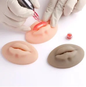 Sterilized Certified 3D Lip Blush PMU Practice Skin Set TA536 KIT Silicone Permanent Makeup Training Tool