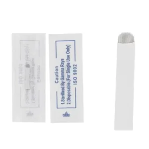 Sterilized Disposable Eyebrow Tattoo Needles Microblading Blades Microblading Needles