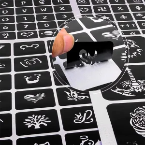 Sticker Waterproof Custom Temporary Non Toxic Henna Tattoos Stickers for Girl Cute